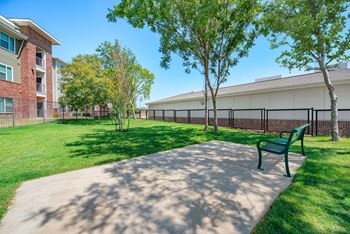 Spacious pet park